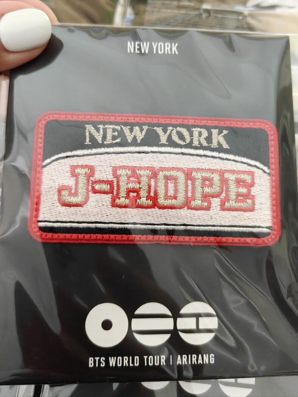 BTS Arirang NYC Pop Up Exclusive Patch- J-Hope